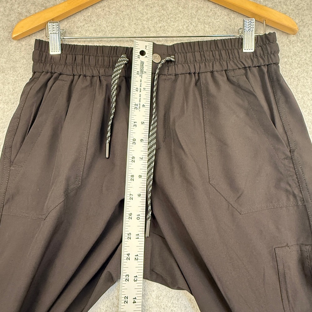 Avalanche Outdoor Supply Co Womens M Black Cargo Pants Elastic Waist Drawstring - Picture 7 of 10